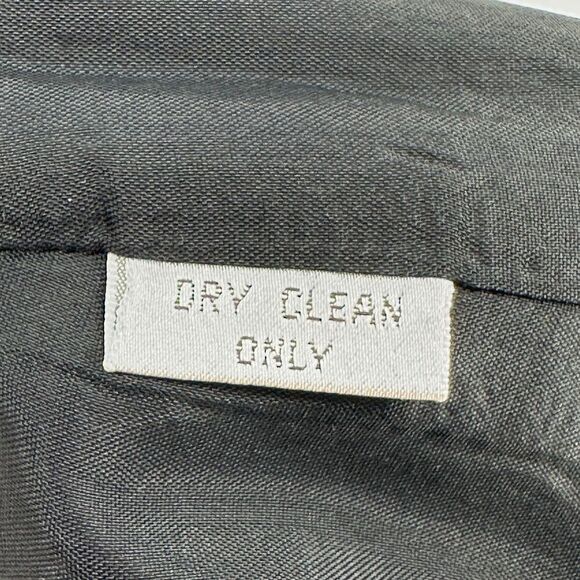 Vintage Linda Allard Ellen Tracy Maxi Pencil Skirt Size 6 Black Career Classic - Picture 10 of 10